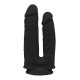 Заказать Черный анально-вагинальный фаллоимитатор Double Penetrator - 19,5 см.