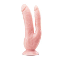 Телесный фаллоимитатор 8 Inch DP Cock - 20,32 см.