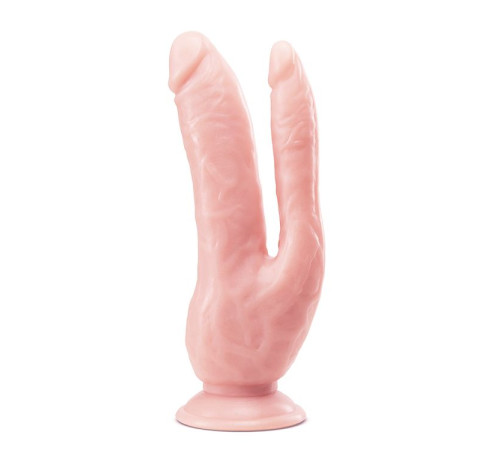 Телесный фаллоимитатор 8 Inch DP Cock - 20,32 см.