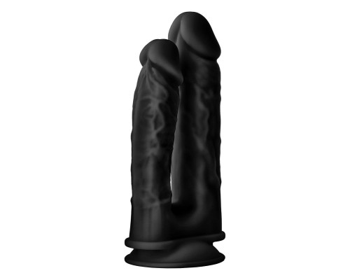 Заказать Черный анально-вагинальный фаллоимитатор Double Penetrator - 19,5 см. Заказать Черный анально-вагинальный фаллоимитатор Double Penetrator - 19,5 см.