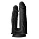 Заказать Черный анально-вагинальный фаллоимитатор Double Penetrator - 19,5 см.