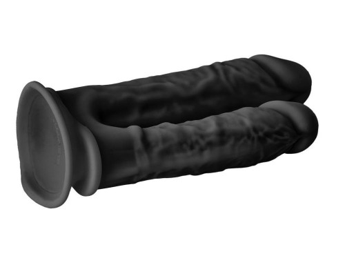 Заказать Черный анально-вагинальный фаллоимитатор Double Penetrator - 19,5 см. Заказать Черный анально-вагинальный фаллоимитатор Double Penetrator - 19,5 см.