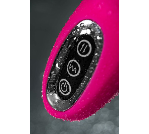 Ярко-розовый вибростимулятор 3-в-1 Tripling - 21 см.