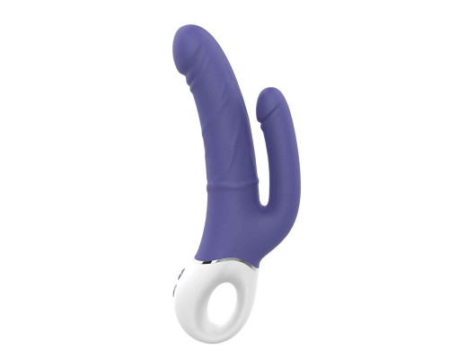 Заказать Синий анально-вагинальный вибратор Double Pleasure - 23,5 см. Заказать Синий анально-вагинальный вибратор Double Pleasure - 23,5 см.