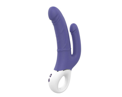 Заказать Синий анально-вагинальный вибратор Double Pleasure - 23,5 см. Заказать Синий анально-вагинальный вибратор Double Pleasure - 23,5 см.