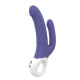 Заказать Синий анально-вагинальный вибратор Double Pleasure - 23,5 см.
