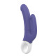 Заказать Синий анально-вагинальный вибратор Double Pleasure - 23,5 см.