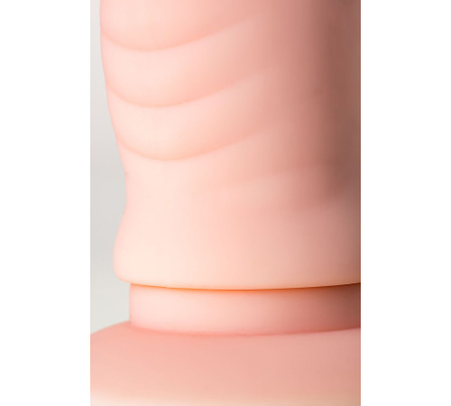 Двойной фаллоимитатор с присоской и съемной вибропулей - 19,5 см.