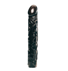 Чёрный фаллоимитатор BIG BONANZA 13 BLACK BUTT PLUG - 33 см.