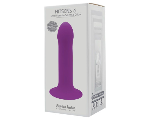 Заказать Фиолетовый дилдо на присоске  Hitsens 6 - 13,5 см.