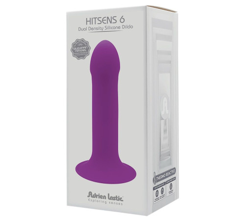 Фиолетовый дилдо на присоске Hitsens 6 - 13,5 см. Фиолетовый дилдо на присоске Hitsens 6 - 13,5 см.