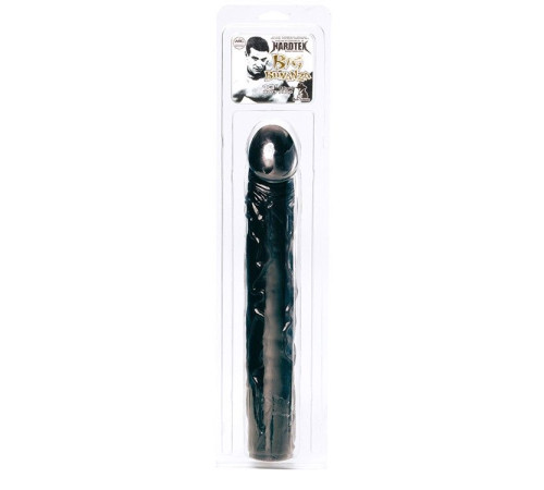 Чёрный фаллоимитатор BIG BONANZA 13 BLACK BUTT PLUG - 33 см.