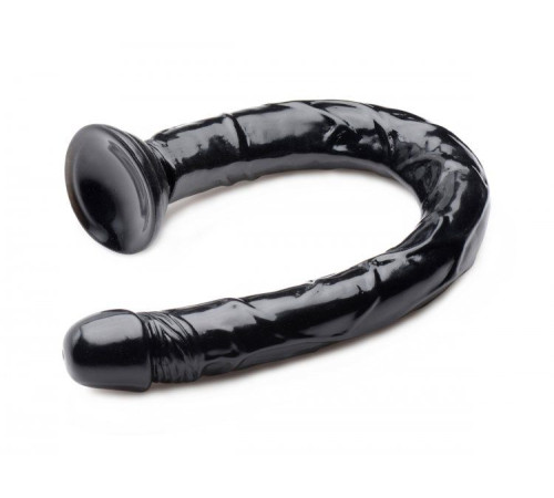 Черный анальный фаллоимитатор Hosed Realistic Anal Dildo - 50,8 см.