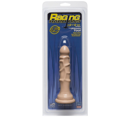 Анальный фаллос Raging Hard-Ons Slimline with Suction Cup 4.5  Dong - 15,5 см.