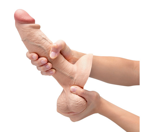 Телесный анальный фаллоимитатор Slipskin 8’’ Girthy - 20,3 см. Телесный анальный фаллоимитатор Slipskin 8’’ Girthy - 20,3 см.