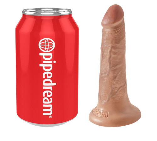 Анальный фаллоимитатор-мулат на присоске 5  Cock - 14 см.