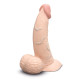 Заказать Телесный анальный фаллоимитатор Slipskin 6.5’’ Curved - 16,7 см.