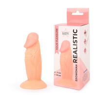 Реалистичный анальный фаллоимитатор Erowoman на присоске
