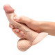 Заказать Телесный анальный фаллоимитатор Slipskin 6.5’’ Curved - 16,7 см.