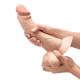 Заказать Телесный анальный фаллоимитатор Slipskin 9’’ Curved - 22 см.