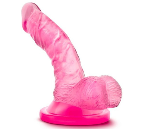 Розовый фаллоимитатор на присоске NATURALLY YOURS 4INCH MINI - 12 см.