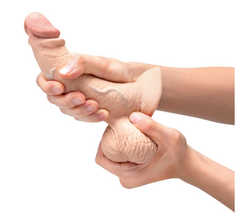 Телесный анальный фаллоимитатор Slipskin 6.5’’ Curved - 16,7 см. Телесный анальный фаллоимитатор Slipskin 6.5’’ Curved - 16,7 см.