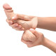 Заказать Телесный анальный фаллоимитатор Slipskin 6.5’’ Curved - 16,7 см.