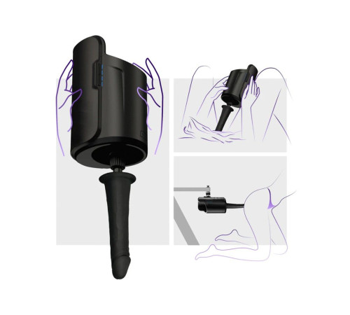 Черный полый фаллоимитатор для KIIROO Keon - 19,1 см. Черный полый фаллоимитатор для KIIROO Keon - 19,1 см.