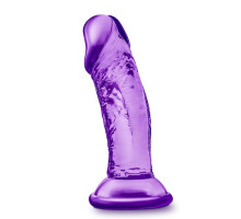 Фиолетовый фаллоимитатор на присоске SWEET N SMALL 4INCH DILDO - 11,4 см.