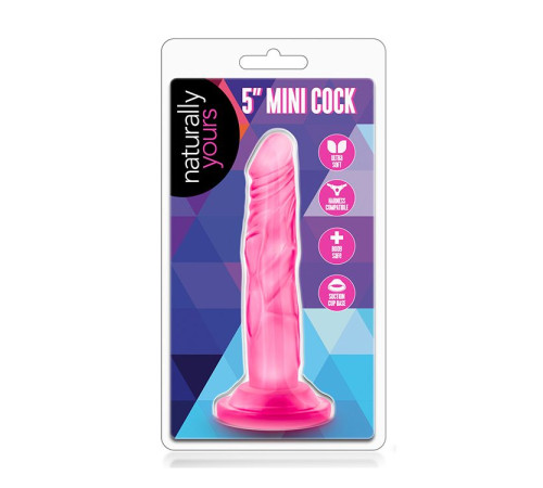 Розовый фаллоимитатор 5 Inch Mini Cock - 14,6 см.