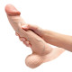 Заказать Телесный анальный фаллоимитатор Slipskin 10’’ Curved - 25 см.