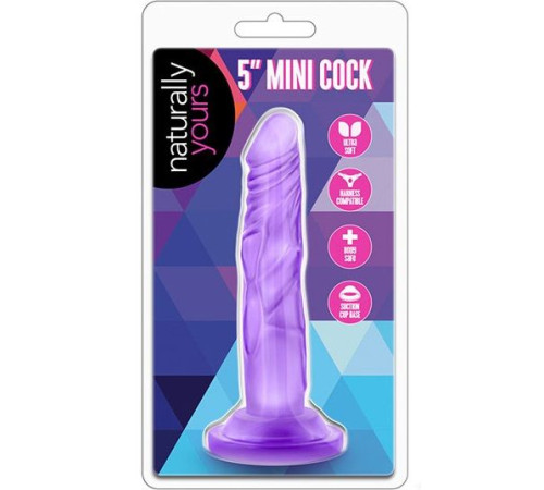 Фиолетовый фаллоимитатор 5 Inch Mini Cock - 14,6 см.
