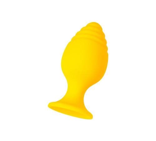 Желтая анальная втулка Riffle - 6 см.