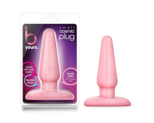 Заказать Розовая анальная пробка B Yours Small Cosmic Plug - 10,1 см.