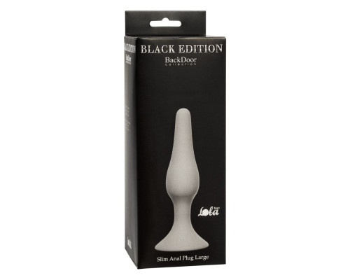 Заказать Светло-серая анальная пробка Slim Anal Plug Large - 12,5 см. Заказать Светло-серая анальная пробка Slim Anal Plug Large - 12,5 см.
