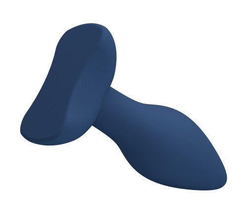 Синяя анальная пробка Bulb Plug - 12,1 см.