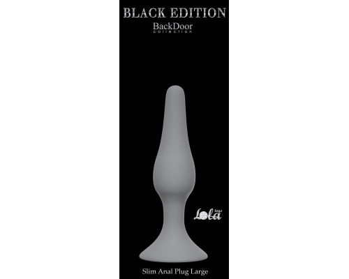 Заказать Светло-серая анальная пробка Slim Anal Plug Large - 12,5 см. Заказать Светло-серая анальная пробка Slim Anal Plug Large - 12,5 см.
