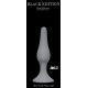 Заказать Светло-серая анальная пробка Slim Anal Plug Large - 12,5 см.