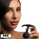 Заказать Черная анальная пробка с утяжелением Premium Silicone 3.3 Weighted Round Plug - 8,4 см.
