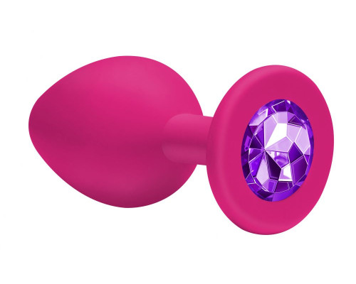 Заказать Малая розовая анальная пробка Emotions Cutie Small с фиолетовым кристаллом - 7,5 см. Заказать Малая розовая анальная пробка Emotions Cutie Small с фиолетовым кристаллом - 7,5 см.