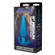 Заказать Голубая анальная пробка конической формы Medium Tapered Butt Plug - 12,7 см.