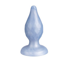 Голубая анальная втулка SILEXD Fantasy Diamond - 9,2 см.