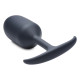 Заказать Черная анальная пробка с утяжелением Premium Silicone Weighted Anal Plug XL - 16,8 см.