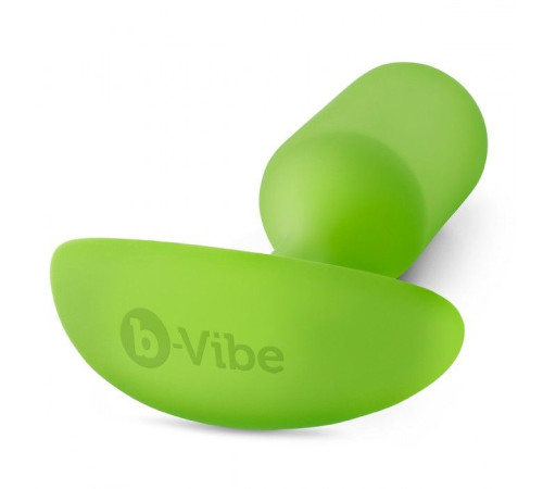 Лаймовая пробка для ношения B-vibe Snug Plug 3 - 12,7 см.