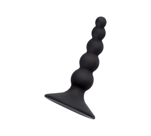 Черная анальная втулка Bootes - 10 см.