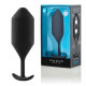 Заказать Чёрная пробка для ношения B-vibe Snug Plug 5 - 14 см.