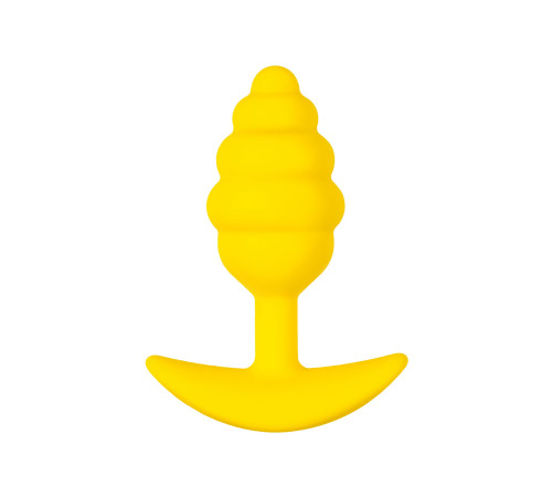 Желтая анальная втулка Vikki - 9 см.