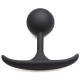 Заказать Черная анальная пробка с утяжелением Premium Silicone 3.9 Weighted Round Plug - 9,9 см.