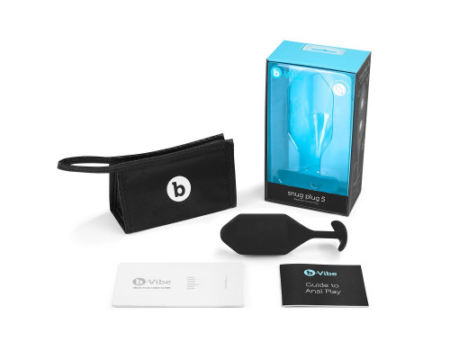 Заказать Чёрная пробка для ношения B-vibe Snug Plug 5 - 14 см. Заказать Чёрная пробка для ношения B-vibe Snug Plug 5 - 14 см.