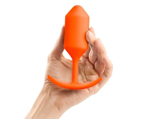 Заказать Оранжевая пробка для ношения B-vibe Snug Plug 3 - 12,7 см.